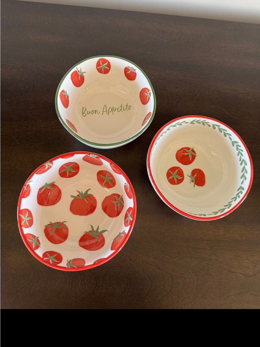 PRIMA DESIGN MINI “SUMMER TOMATO”  SIDE/APPETIZER  BOWLS